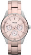 Correa de reloj Fossil ES3037 Acero inoxidable Rosado 18mm